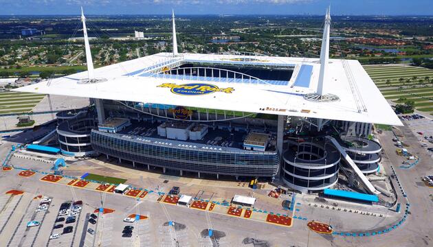 Tickets für die günstigste Kategorie muss man im Stadion von Miami fast schon mit der Lupe suchen.