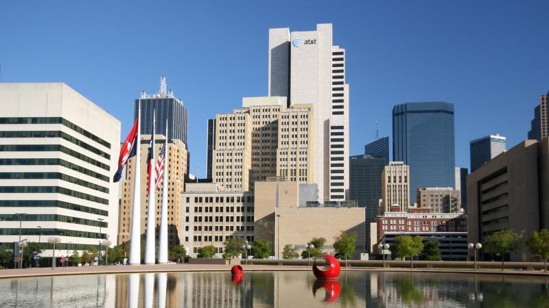 Blick auf Dallas