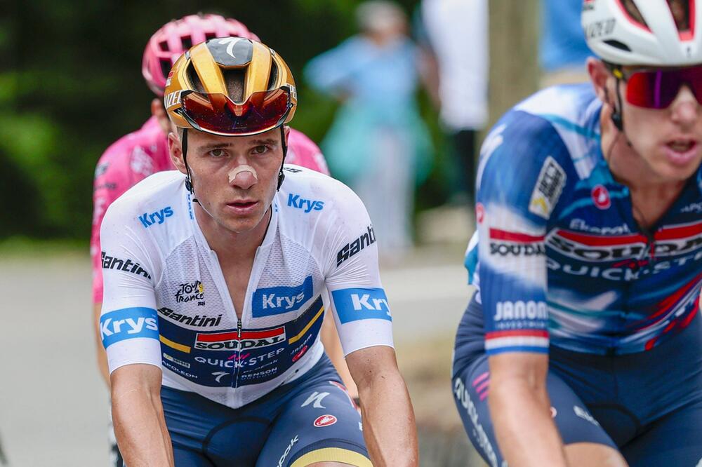 Remco Evenepoel hat bei der Tour de France aufgegeben