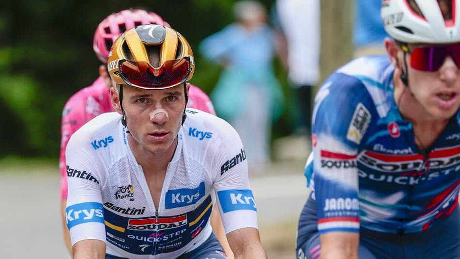 Remco Evenepoel hat bei der Tour de France aufgegeben