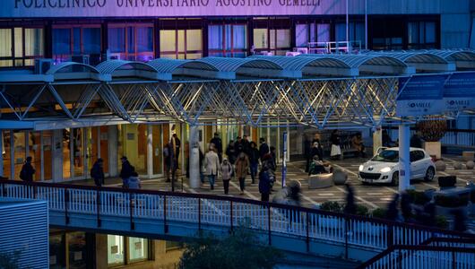 Papst im Gemelli-Krankenhaus in Rom