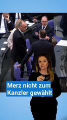 Merz scheitert im ersten Wahlgang