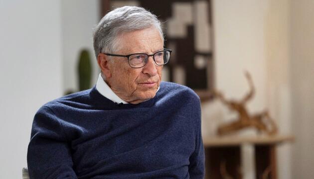 Microsoft-Gründer Bill Gates bei Interview