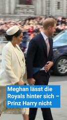 Meghan lässt die Royals hinter sich – Prinz Harry nicht