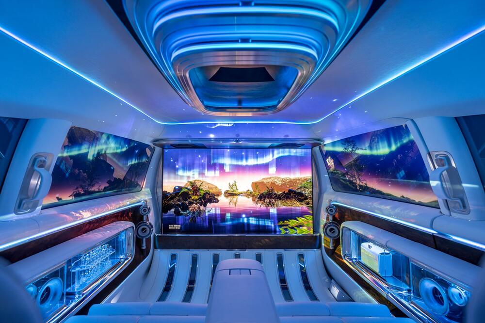 Innenansicht Mercedes Vision V