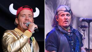 Lorenz Büffel (li.) zeigt sich nach dem Treffen mit Johnny Depp beeindruckt von der Herzlichkeit ...