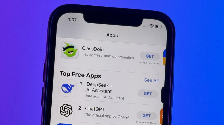 DeepSeek im App-Store von Apple