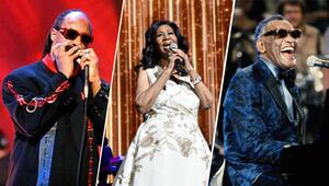 Stevie Wonder, Aretha Franklin & Ray Charles