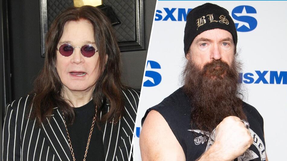 Ozzy Osbourne (l.) und Zakk Wylde standen jahrelang gemeinsam auf der Bühne.