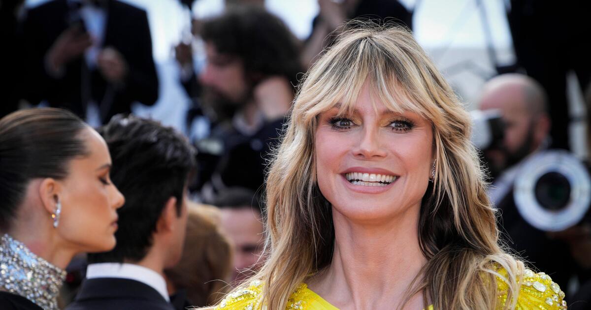 Cannes: Heidi Klum caused a stir with her provocative outfit