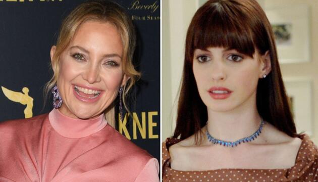 Kate Hudson neben Anne Hathaway in "Der Teufel trägt Prada".