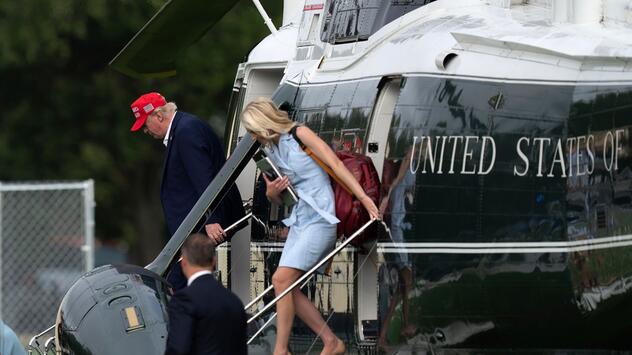 Donald Trump und Natalie Harp