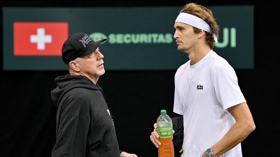 Boris Becker und Alexander Zverev