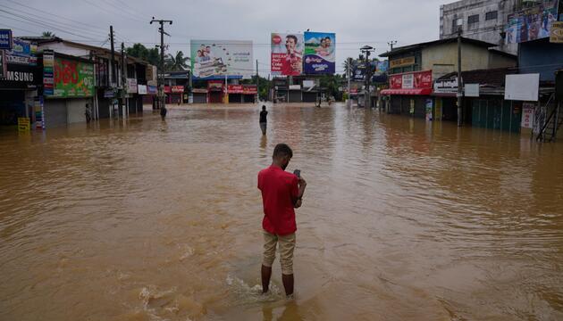 Überschwemmungen in Sri Lanka