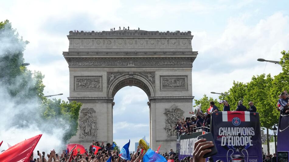79 Festnahmen nach erneuter Randale bei PSG-Feier in Paris