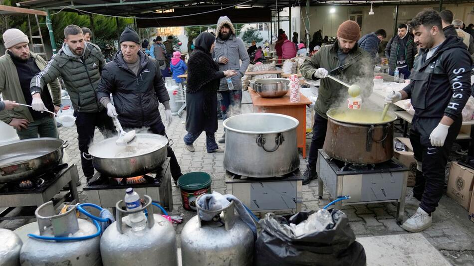 Erdbebenkatastrophe in Türkei - syrische Flüchtlinge