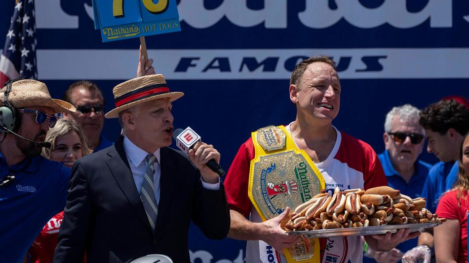 Hot-Dog-Wettessen in New York