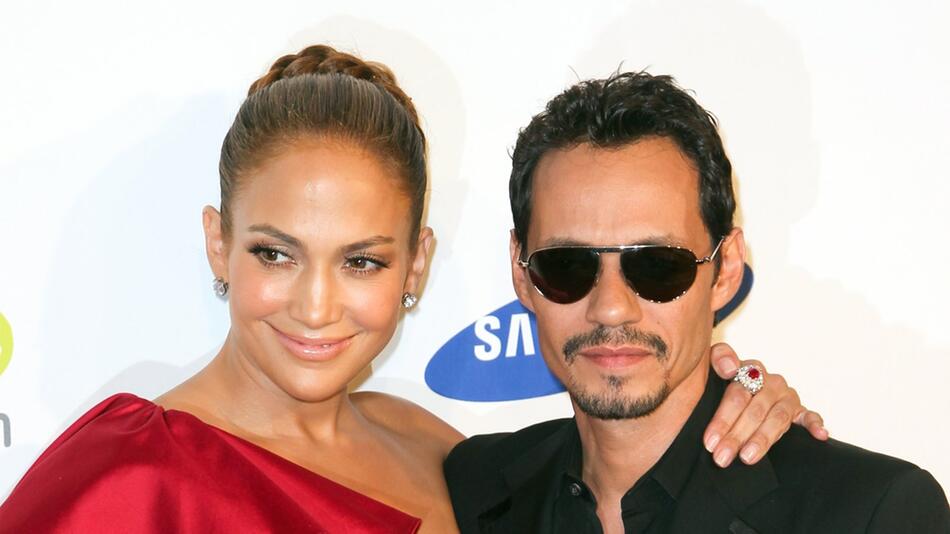 Stolze Zwillingseltern, aber getrennt: Jennifer Lopez und Marc Anthony.