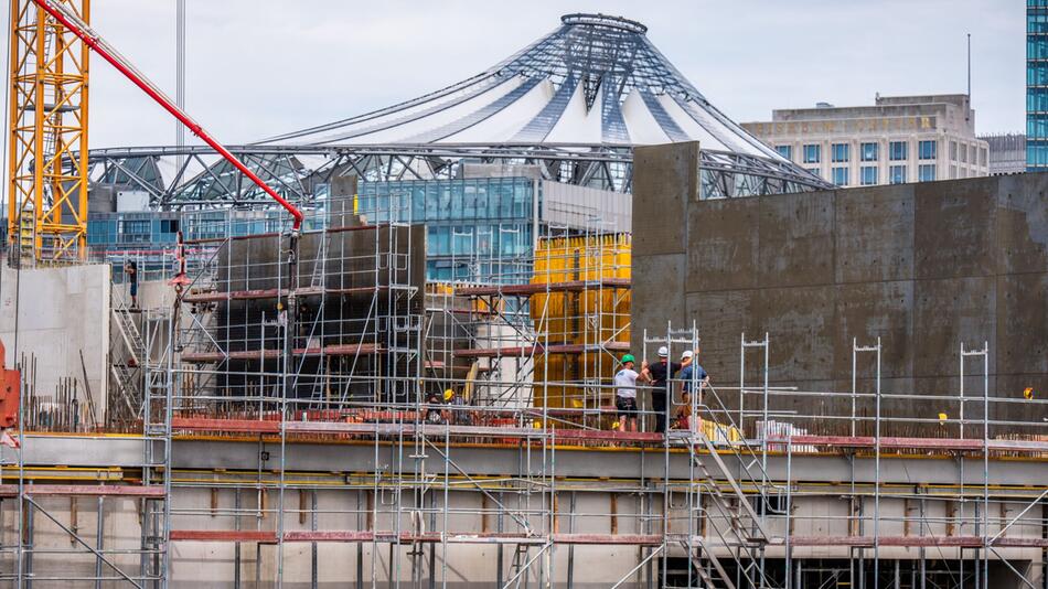 Museums-Baustelle nahe Potsdamer Platz