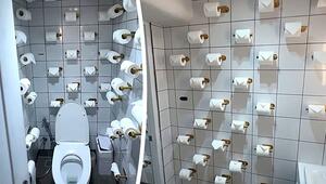 Nie wieder ohne Klopapier: Restaurant tapeziert Toilette auf besondere Art und Weise