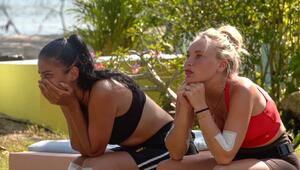 Dilara Kruse (l.) und Franziska Temme zittern im Finale von "Promis unter Palmen".