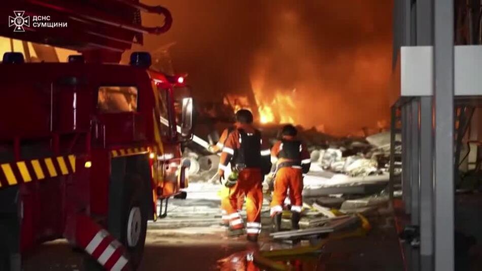 Kiew meldet russischen Angriff auf Fabrik in Sumy