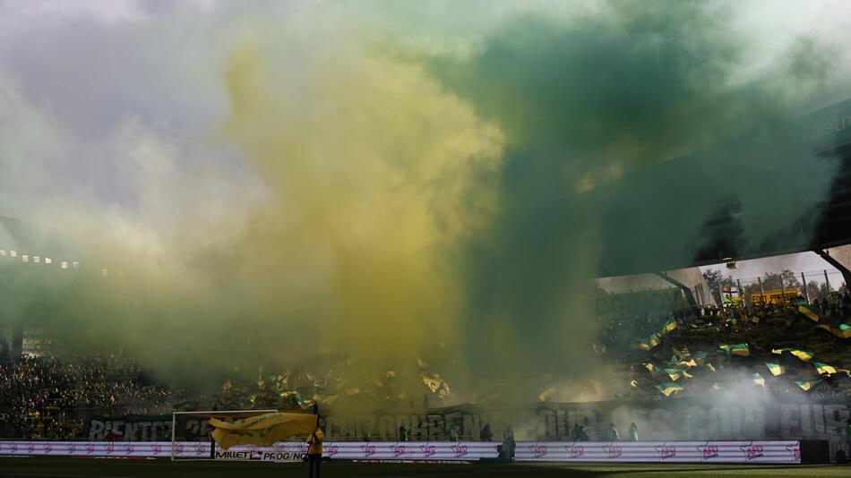 Fans von Nantes.