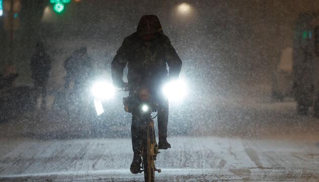 Winterwetter in Frankreich