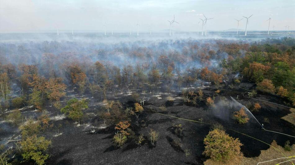 Hoffen auf "Brand aus" im Tagesverlauf