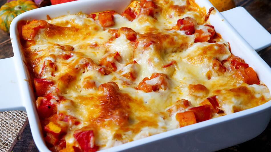 Vegetarische Kürbis-Lasagne