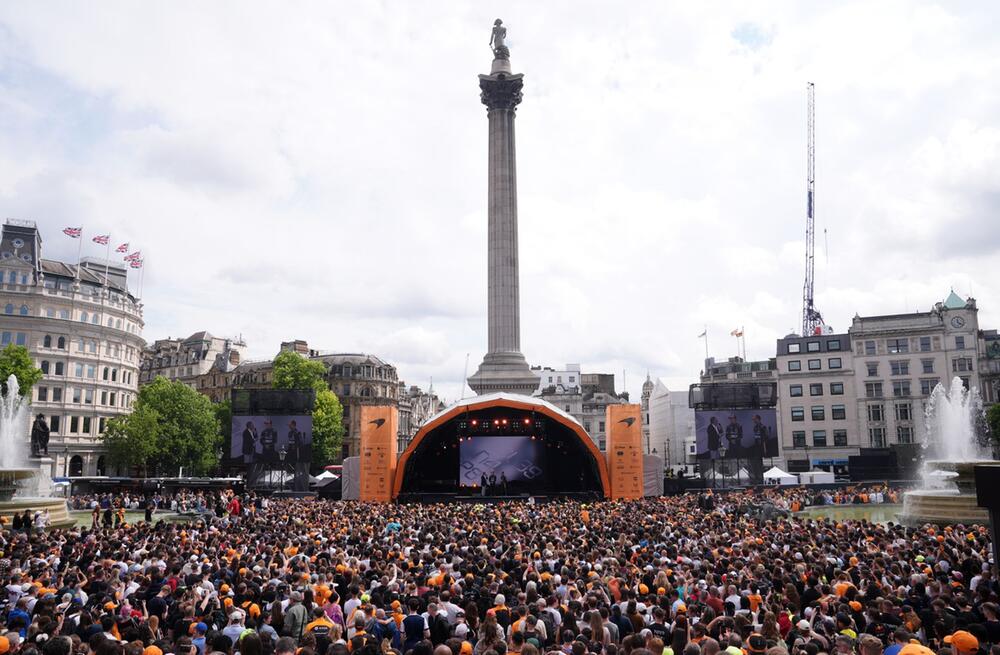 McLaren-Rennveranstaltung - Trafalgar Square