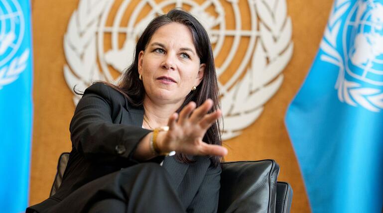 Annalena Baerbock bei der UN