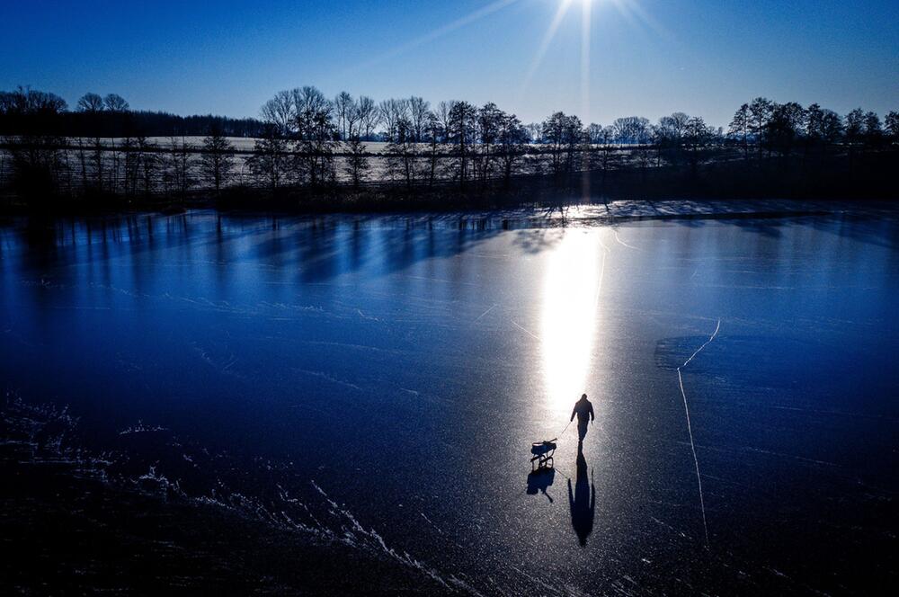 Frostiges Wetter in Norddeutschland