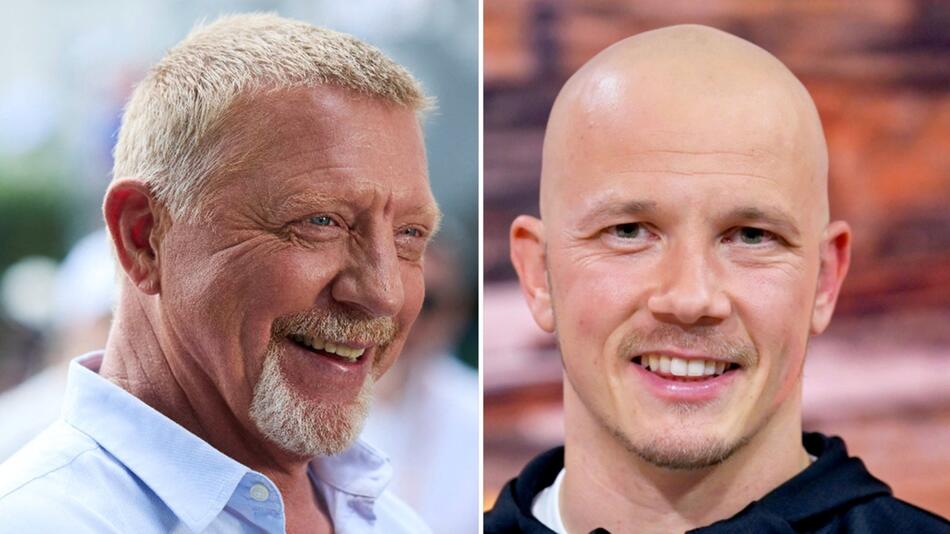 Boris Becker (l.) und Fabian Hambüchen gehören zu den Sportprofis, die im Rahmen von Olympia ...