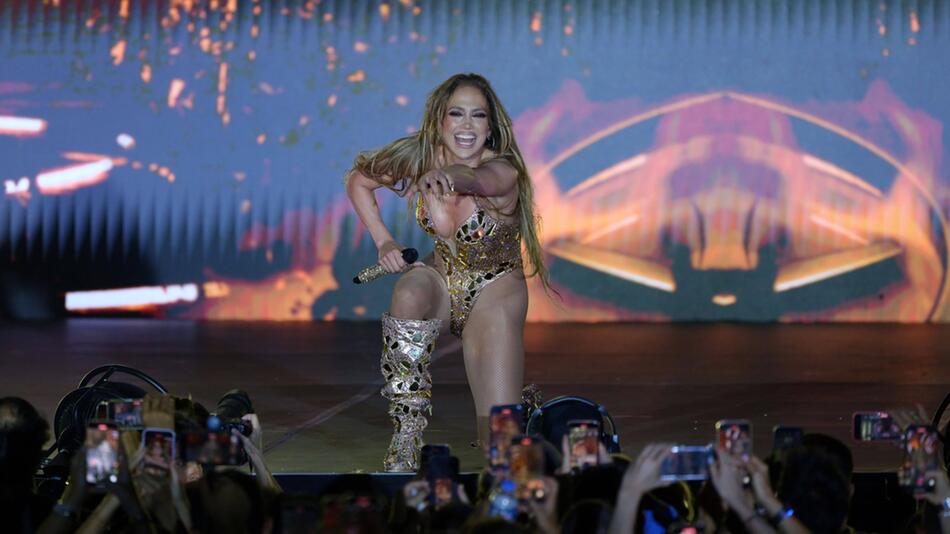 Jennifer Lopez bei ihrer Performance in Antalya.
