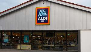 Eingang eines Aldi Süd Supermarktes