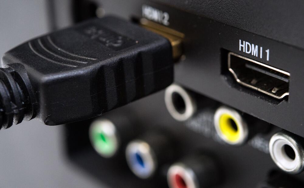 HDMI-Anschluss am Fernseher