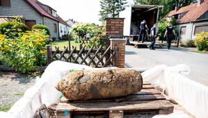 Entschärfte Weltkriegsbombe liegt in einem Wohngebiet