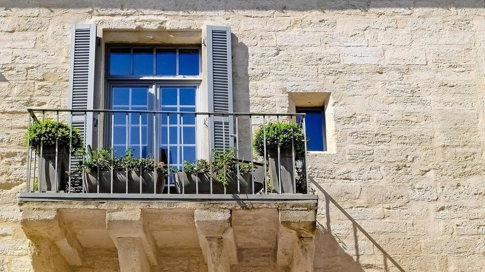 Balkon im Frühling