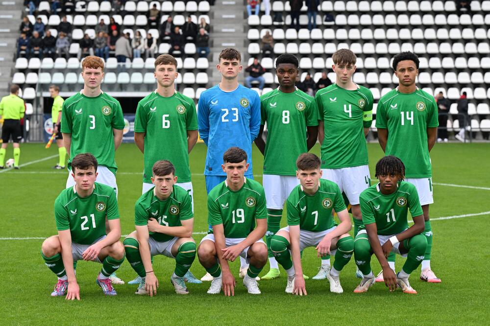 Ben Dumigan (Nummer 4) lief für Irlands U15-, U16- und U17-Nationalmannschaft auf.