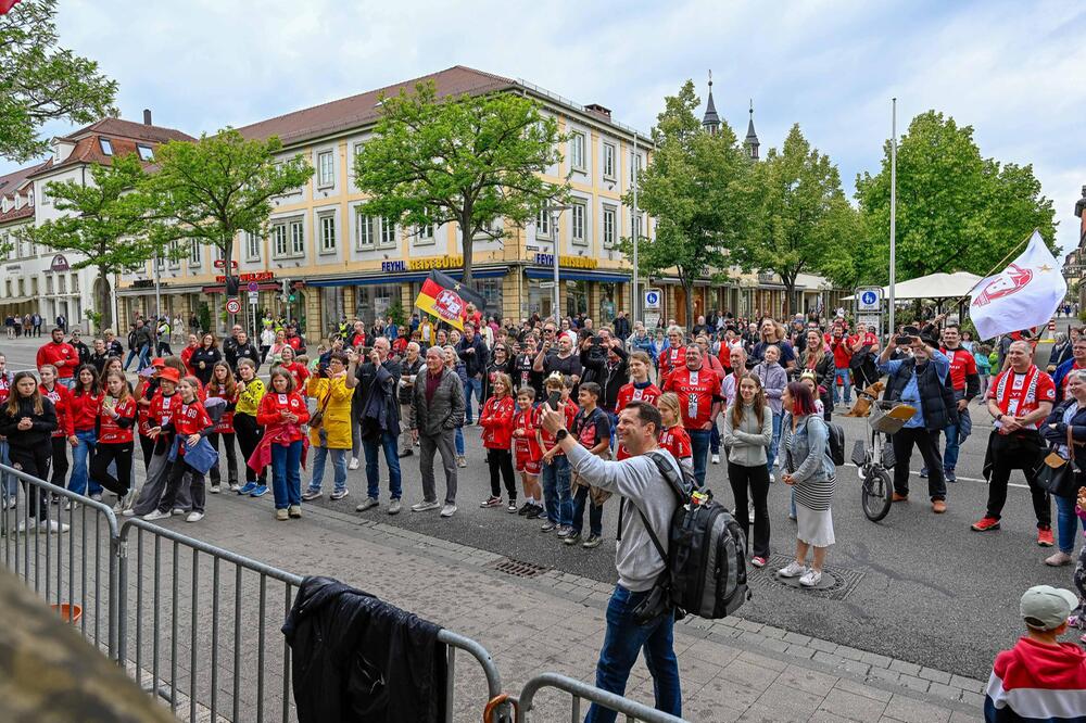 Mai 2025: Empfang der Deutschen Handball-Meisterinnen in Ludwigsburg
