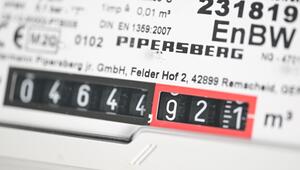 Ein Gaszähler in einem Wohnhaus