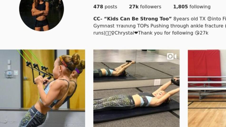 Dieses Mädchen ist das jüngste Fitness-Model bei Instagram