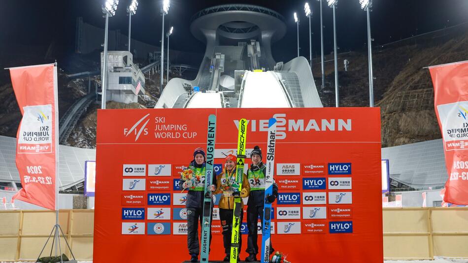 Podium beim Weltcup in Zhangjiakou