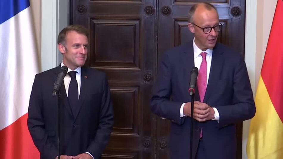 Handelspolitik wichtiges Thema beim Treffen Merz/Macron
