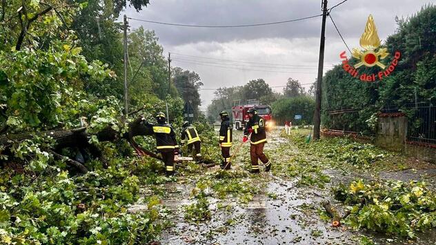 Unwetter in Norditalien