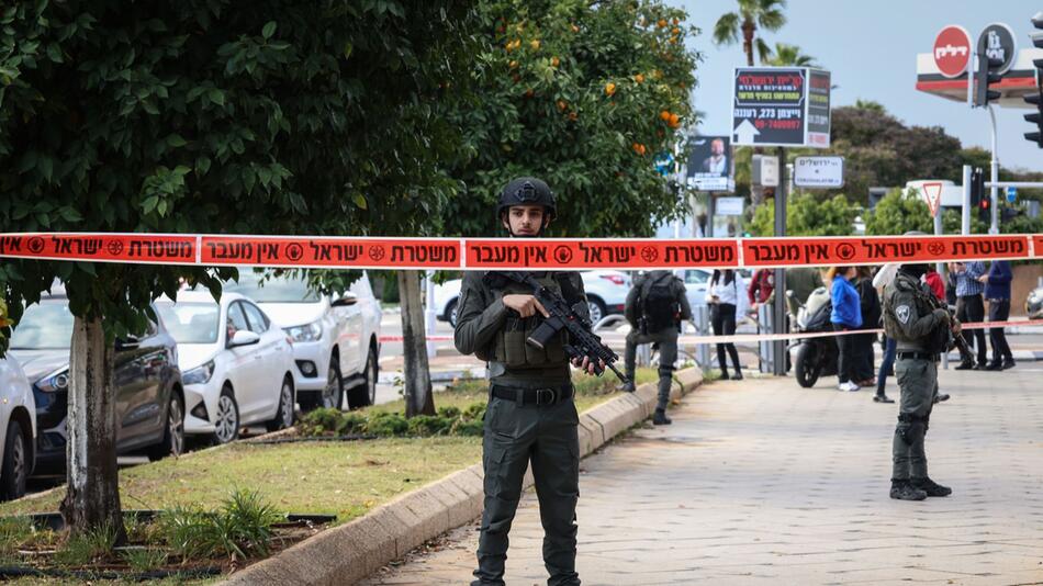 Polizeiabsperrung in Israel