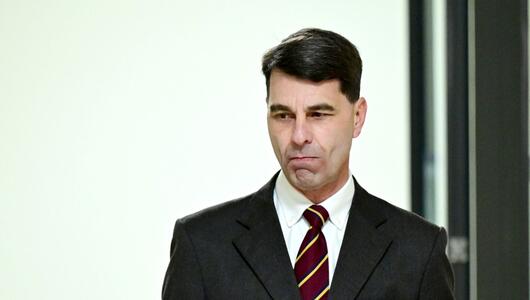 Peterlik am ersten Prozesstag am Dienstag