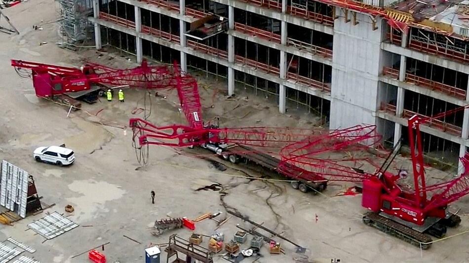 Riesen-Kran bricht zusammen: Zwei Tote auf Baustelle in Florida