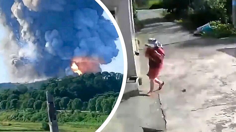 Feuerwerksfabrik explodiert: Mitarbeiterin entkommt Unglück in China haarscharf
